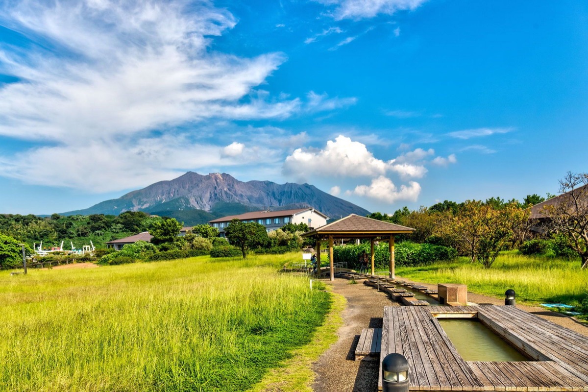 桜島溶岩なぎさ公園